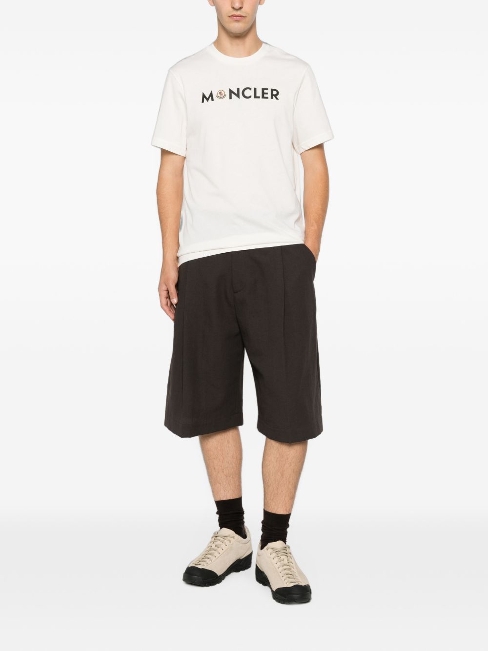 Logo Cotton T-Shirt L20918C00051 89B8Q034 MONCLER 