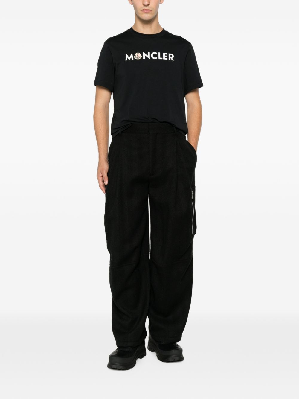 Logo Cotton T-Shirt L20918C00051 89B8Q778 MONCLER 