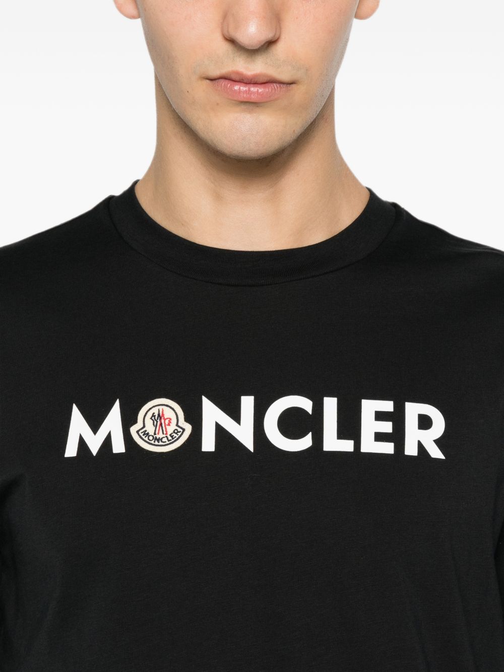 Logo Cotton T-Shirt L20918C00051 89B8Q778 MONCLER 