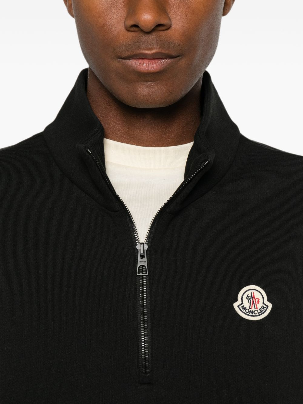 Logo Cotton Zip-Up Sweatshirt L20918G00059 899V4999 MONCLER 
