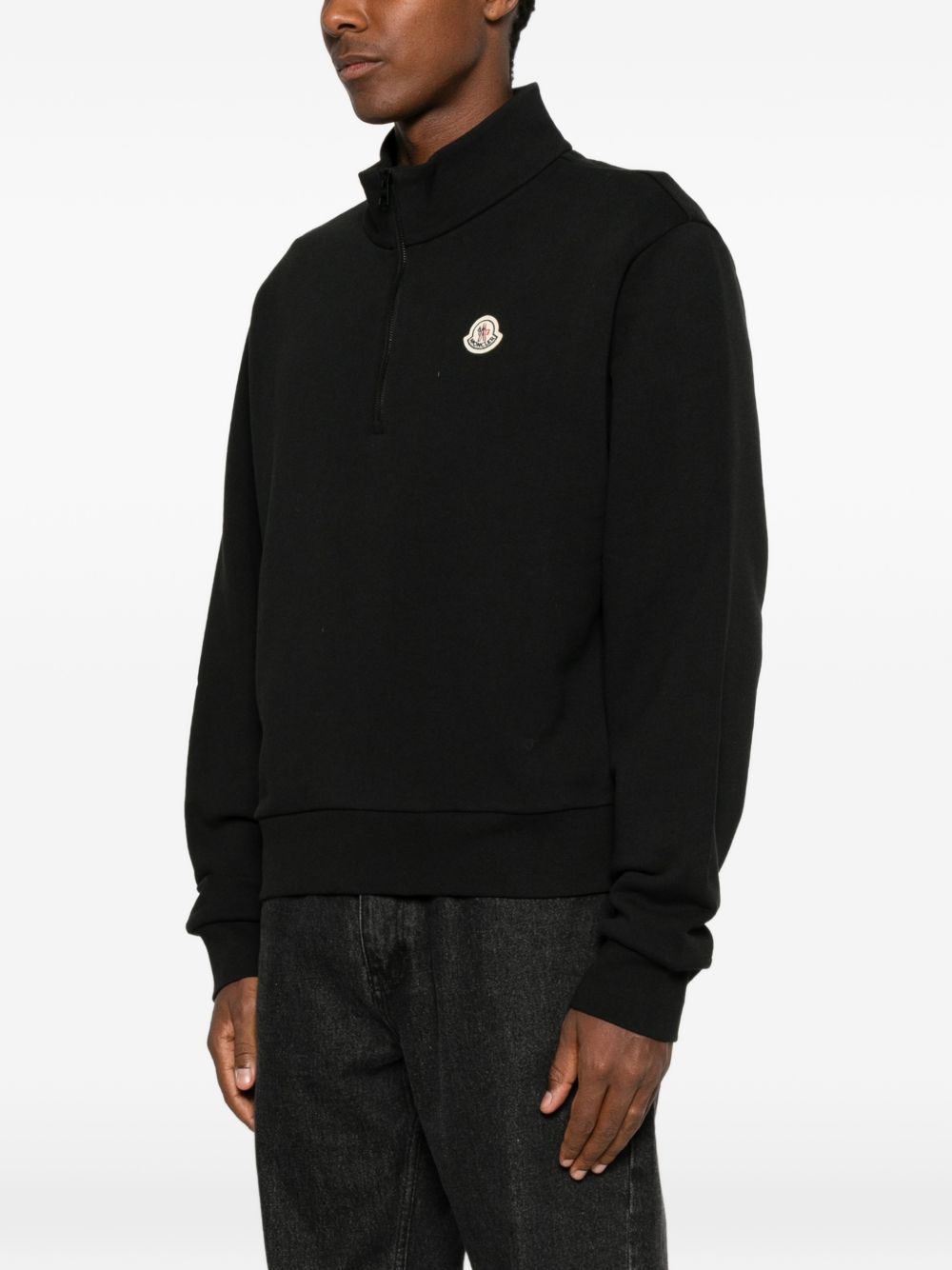 Logo Cotton Zip-Up Sweatshirt L20918G00059 899V4999 MONCLER 