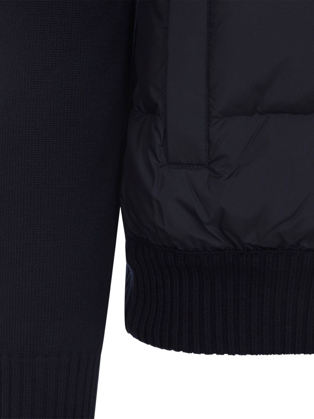 Padded Wool Zip-Up Cardigan L20919B00027 M1131778 MONCLER 