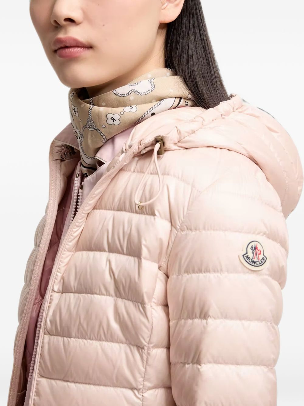 Igelhood short down jacket in longue saison L20931A00092 597YG529 MONCLER 