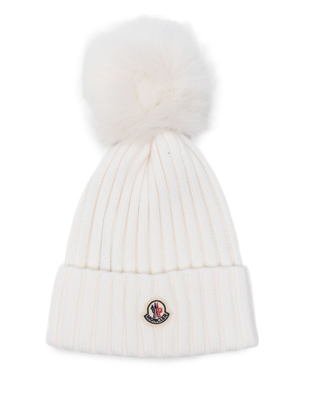Wool Beanie with Pom Pom L20933B00039 M1131034 MONCLER 