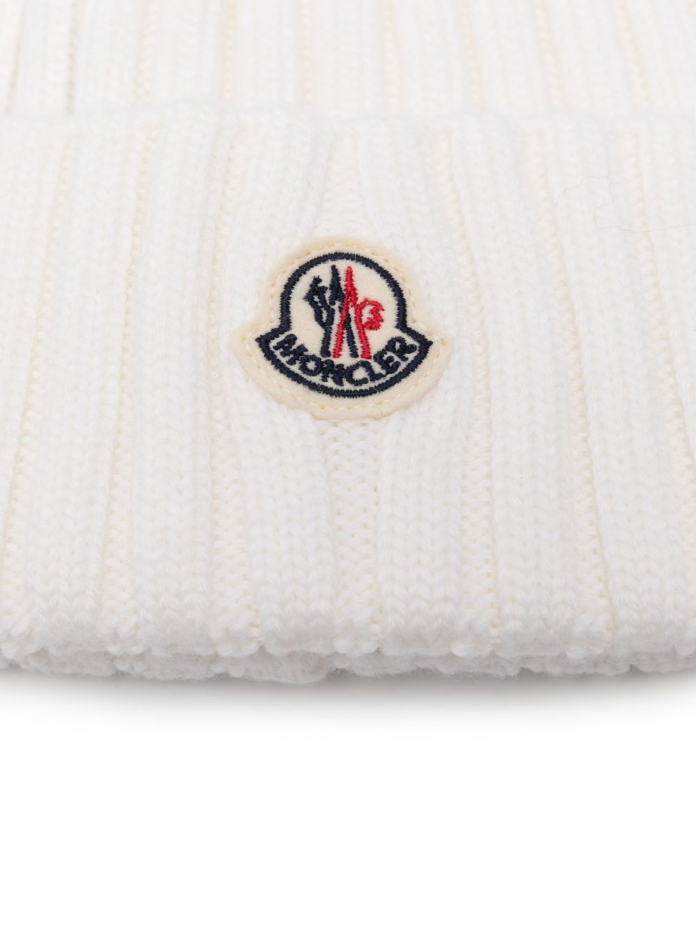 Wool Beanie with Pom Pom L20933B00039 M1131034 MONCLER 