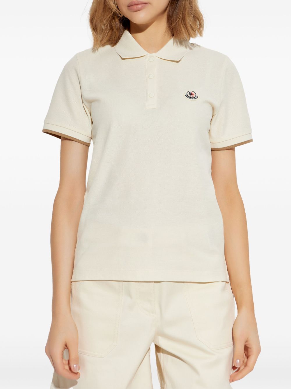 Logo Cotton Piquet Polo Shirt L20938A00007 84720034 MONCLER 