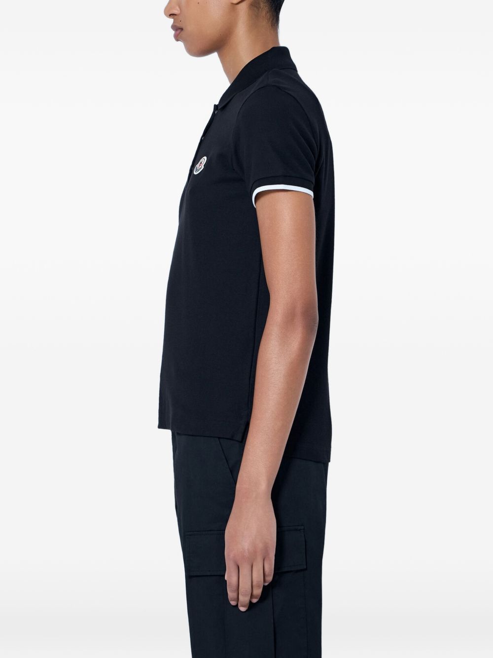 Logo Cotton Piquet Polo Shirt L20938A00007 84720999 MONCLER 