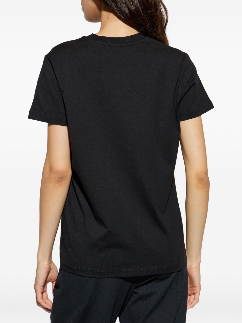 Embroidered Tonal Logo Cotton T-Shirt L20938C00021 89AUO999 MONCLER 