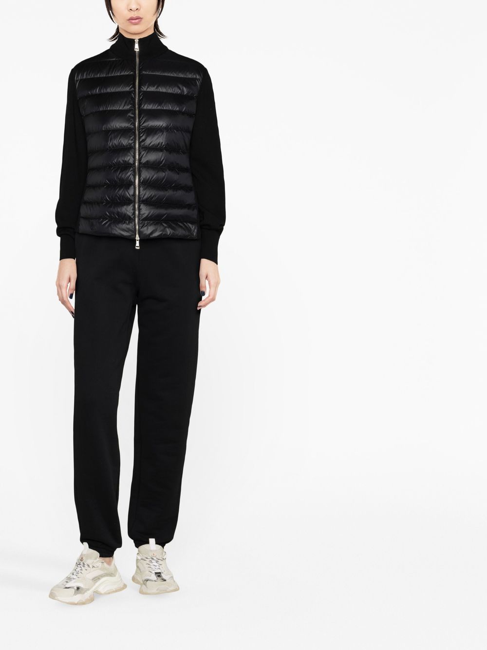 Padded Wool Zip-Up Cardigan L20939B00036 M1131999 MONCLER 