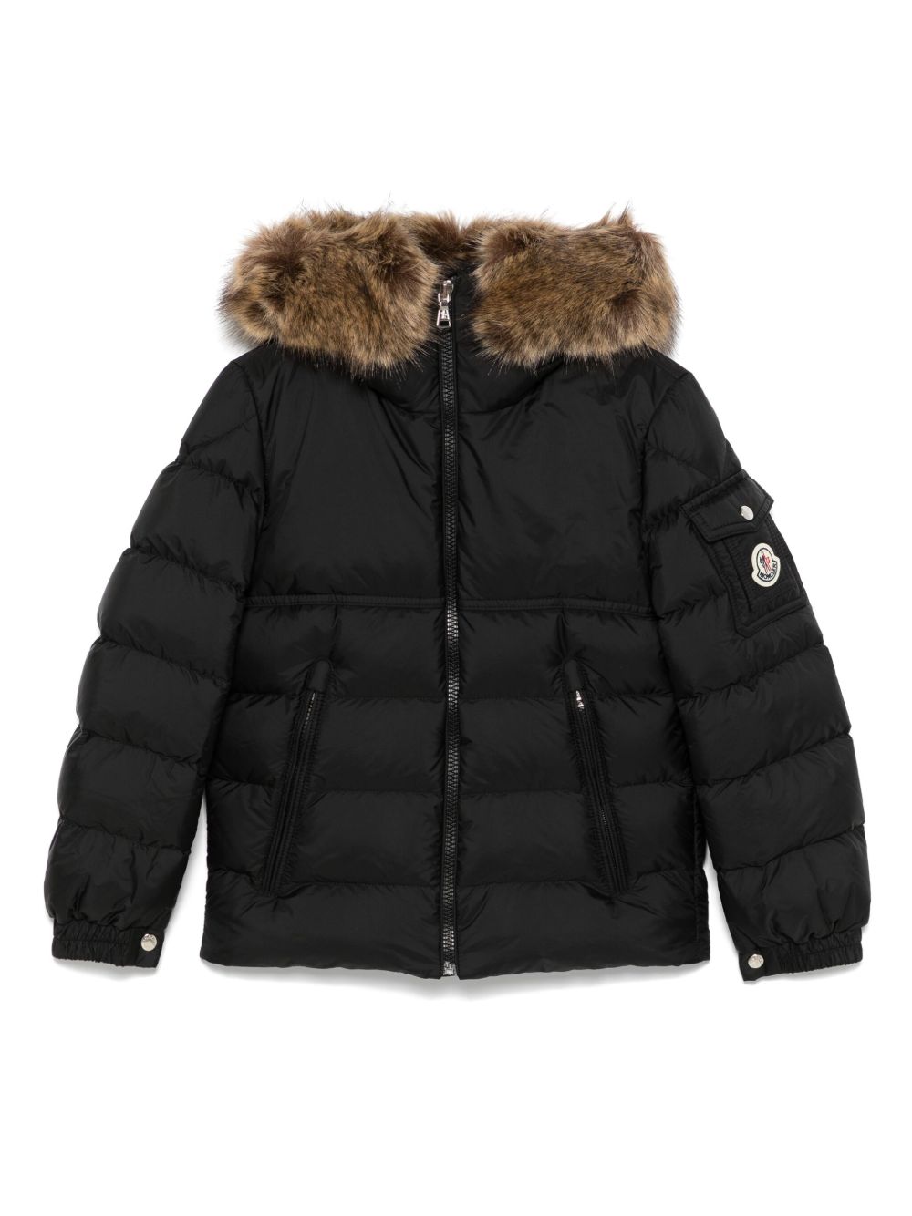 New Byronf down jacket with hood and hem in synthetic materials L29541A00053 53A5E999 MONCLER KIDS 