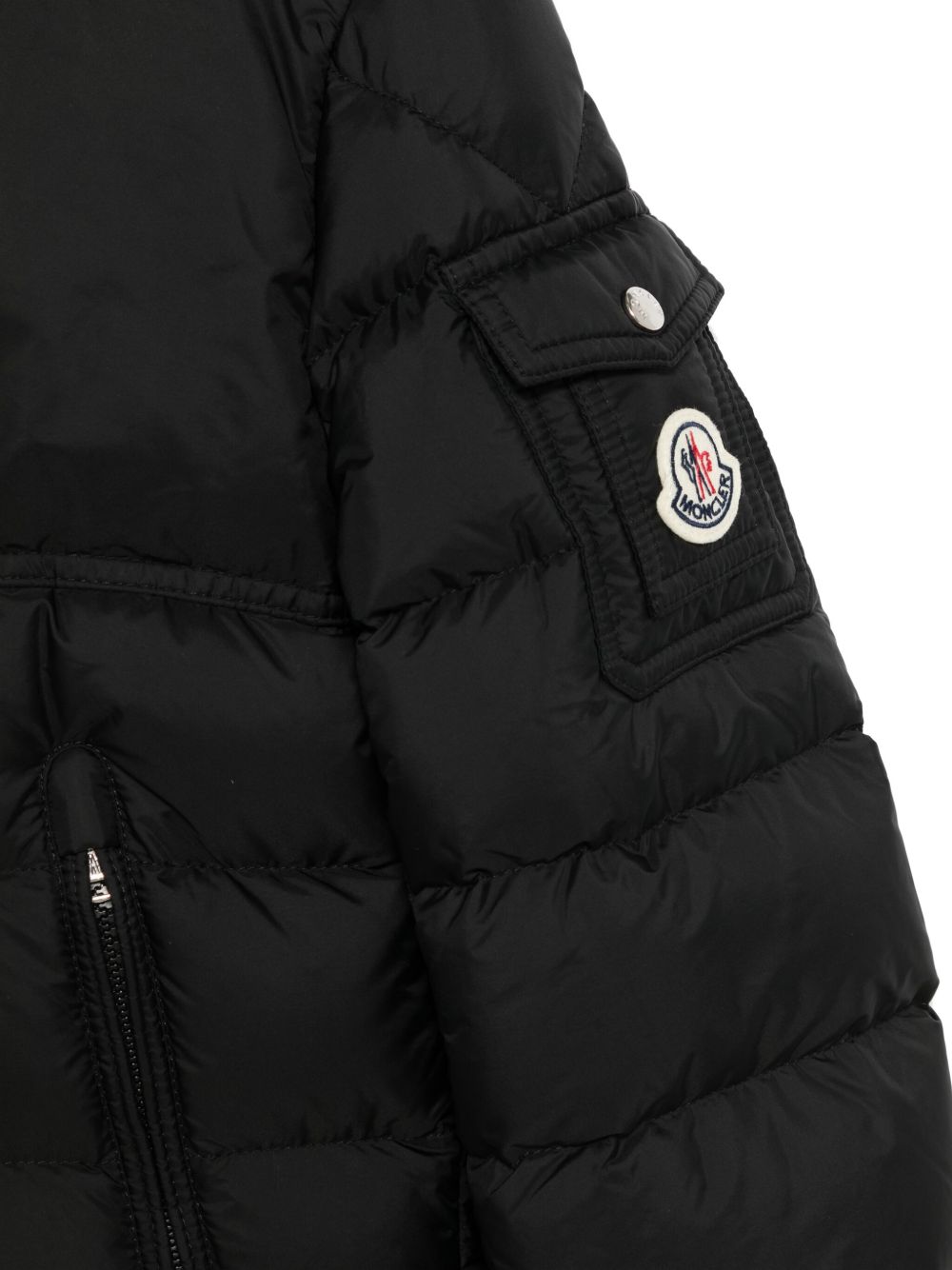 New Byronf down jacket with hood and hem in synthetic materials L29541A00053 53A5E999 MONCLER KIDS 