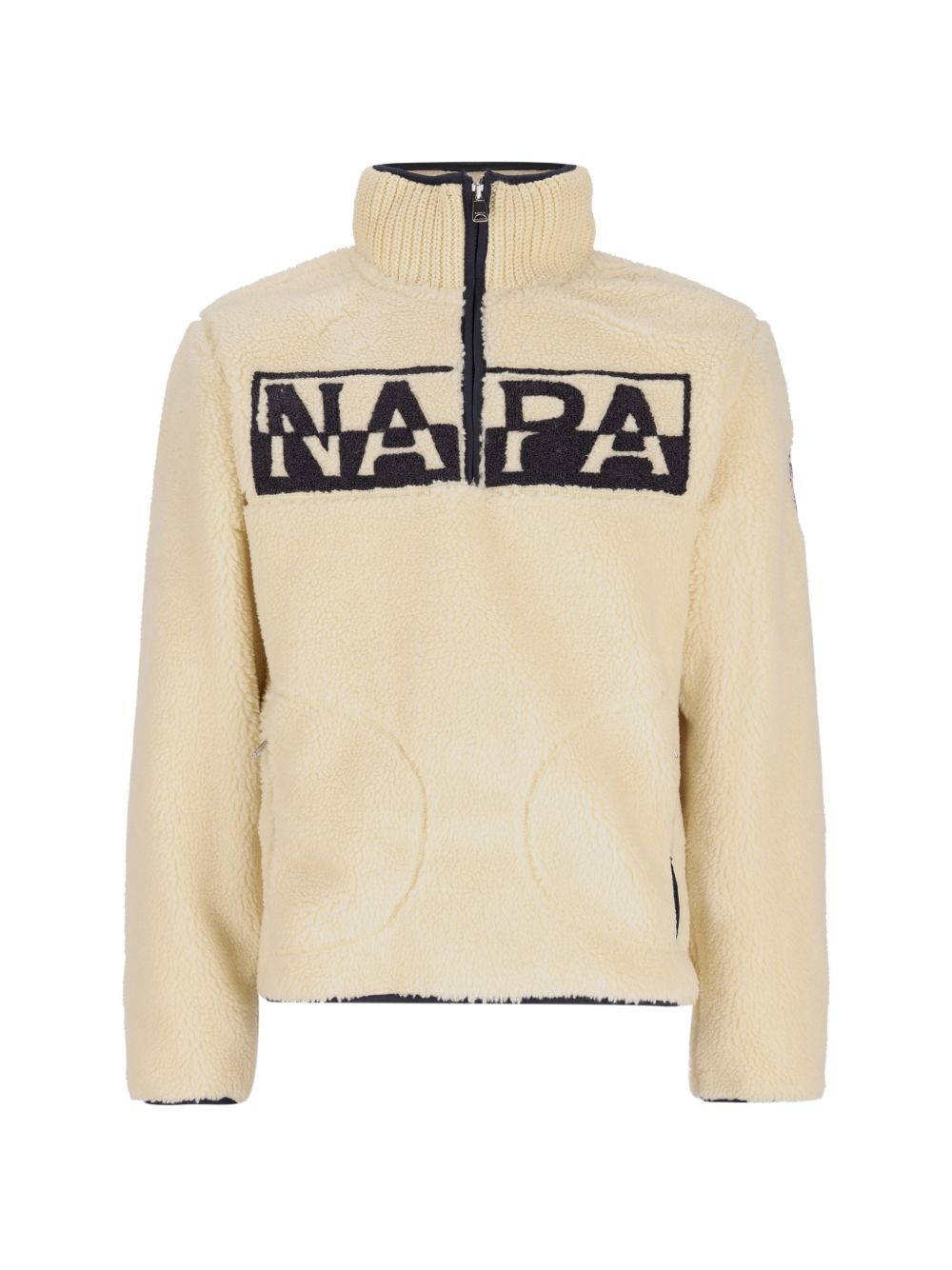 Fleece logo-patch sweatshirt NP0A8A8H N5E1 NAPAPIJRI 