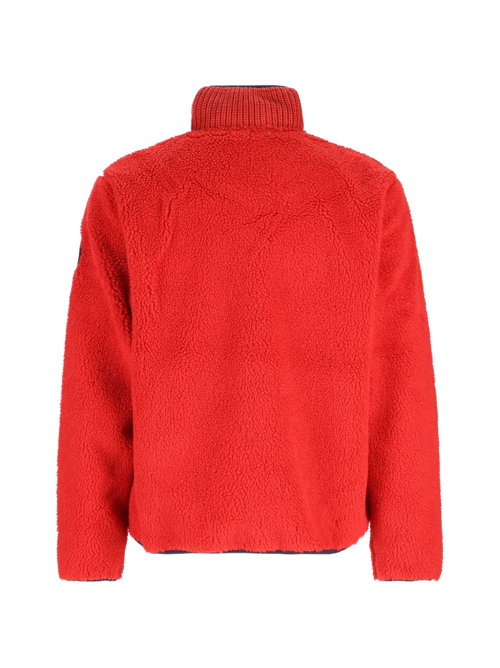 Fleece logo-patch sweatshirt NP0A8A8H R1F1 NAPAPIJRI 