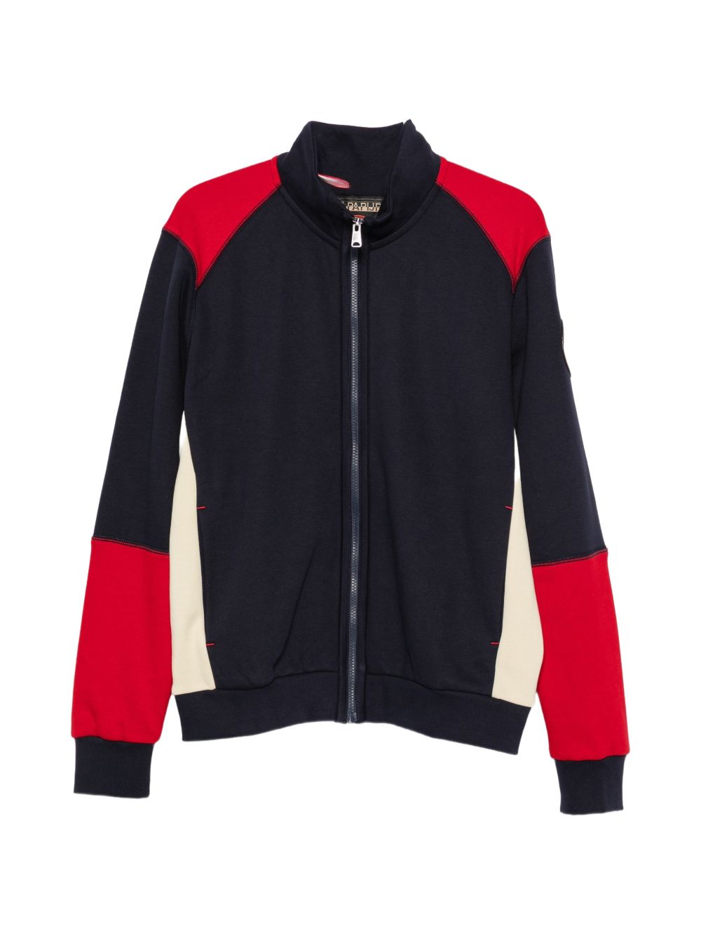 Logo-embroidered colour-block sweater NP0A8AFN MRU1 NAPAPIJRI 