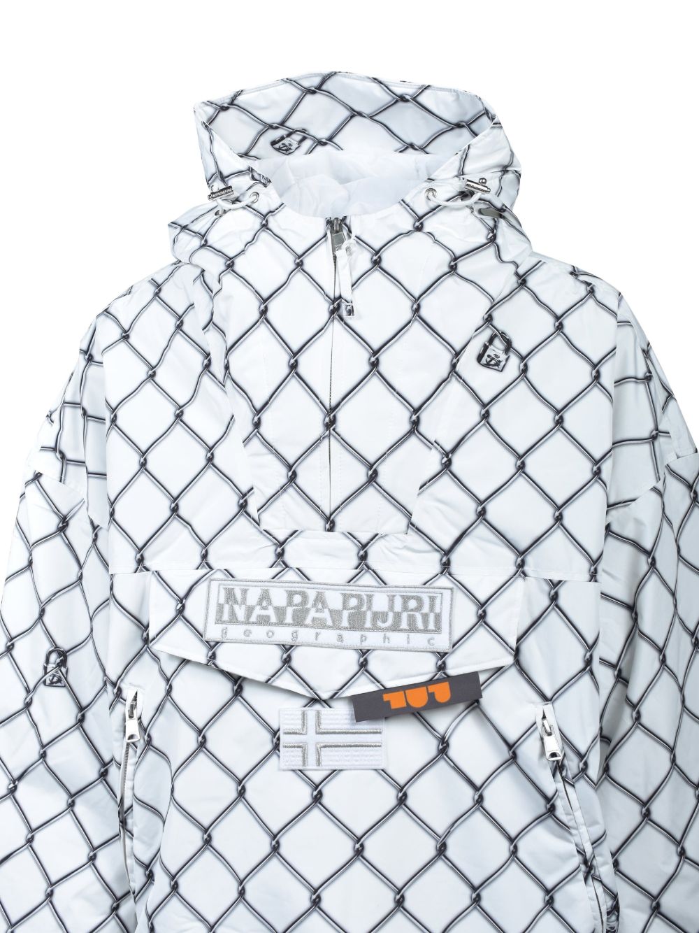 Printed hooded coat NP0A8ARO FC31 NAPAPIJRI 