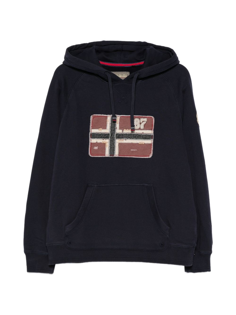 Flag-patch hoodie NP0A8BBQ 1761 NAPAPIJRI 