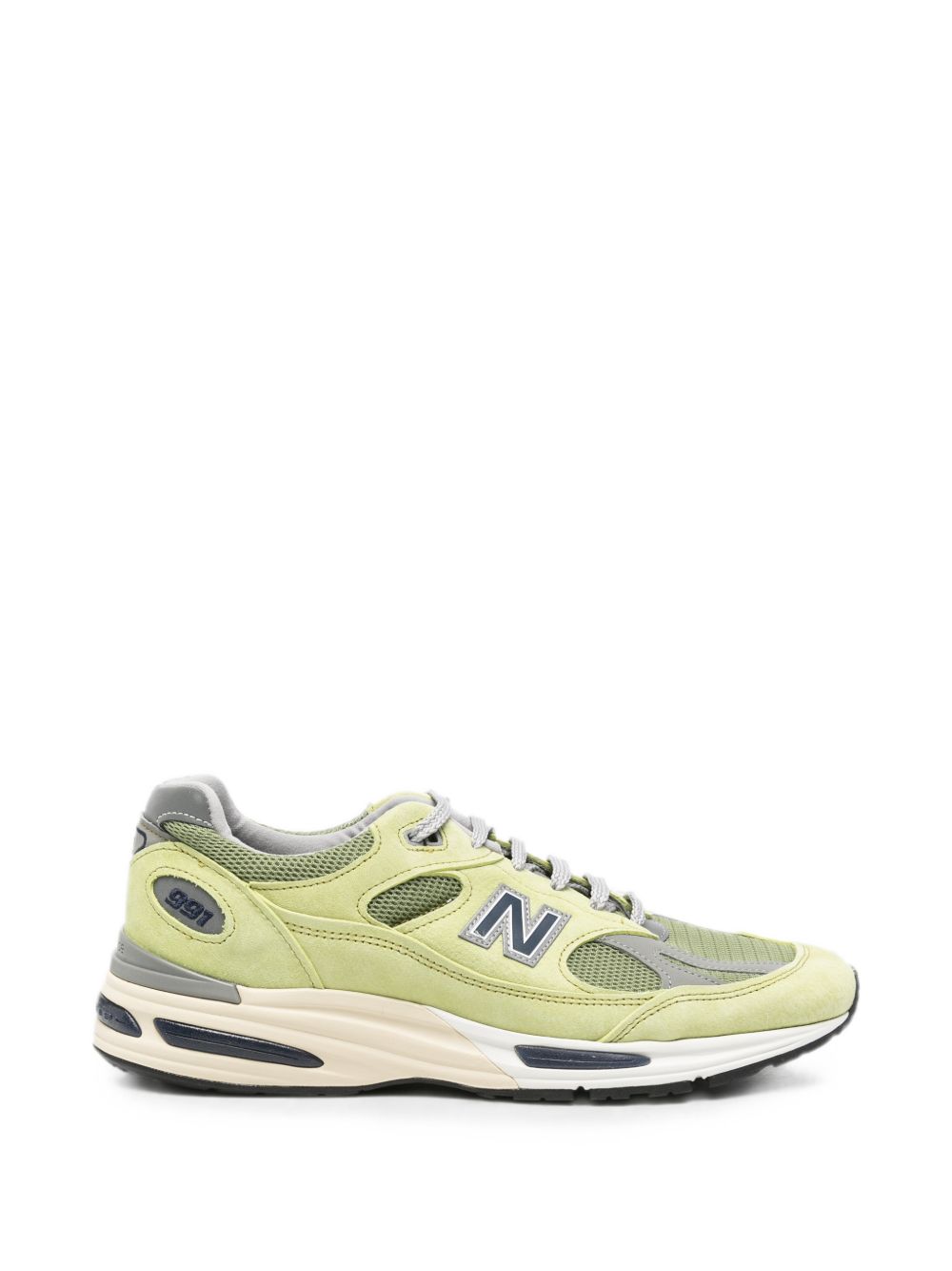 Made in UK 991v2 Shoes U991WG2 GREEN BANANA-MOSS NEW BALANCE 