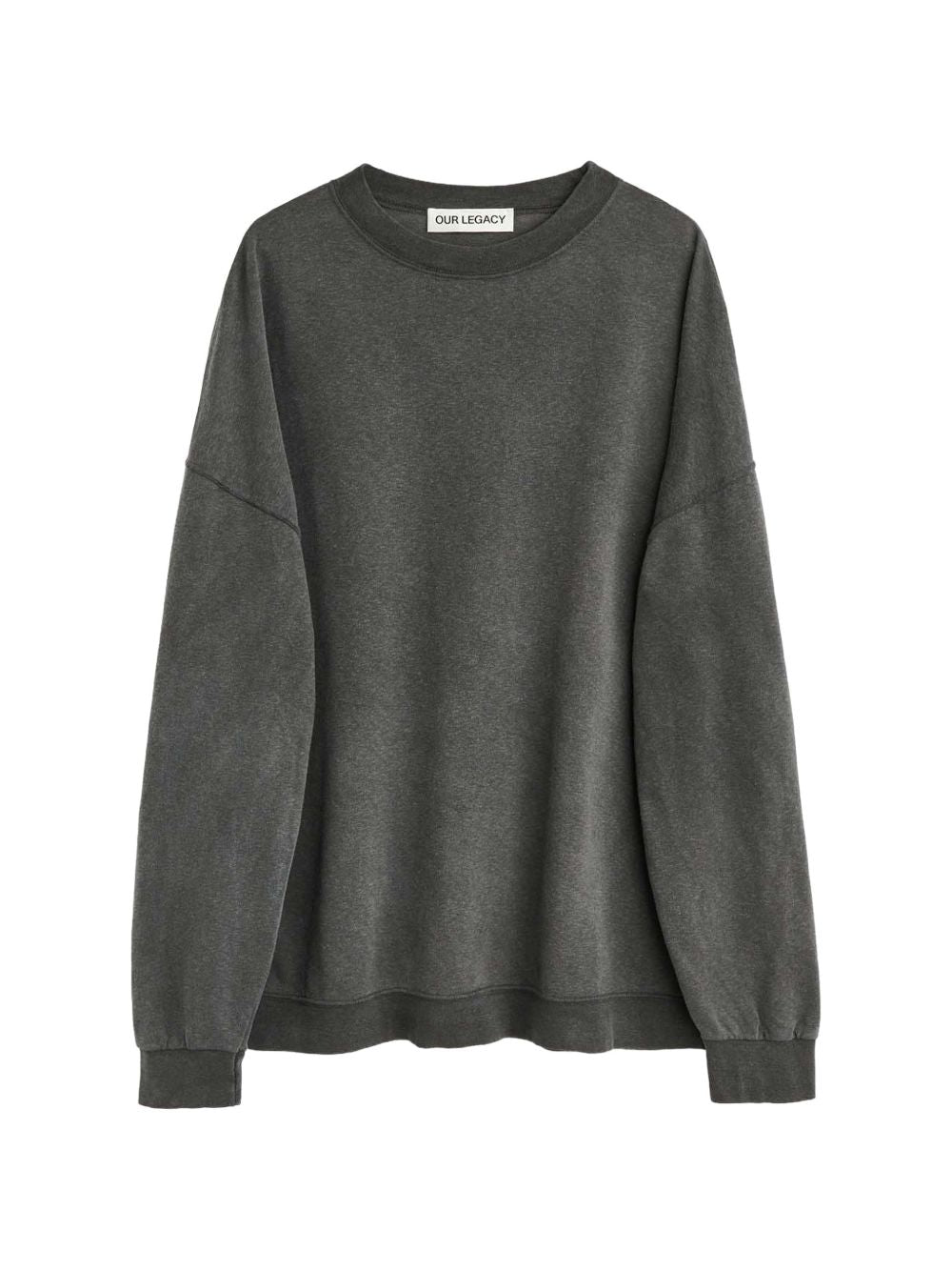 men's SLACK sweatshirt M2266SW WASHED BLACK ROGUE LOOPBACK OUR LEGACY 