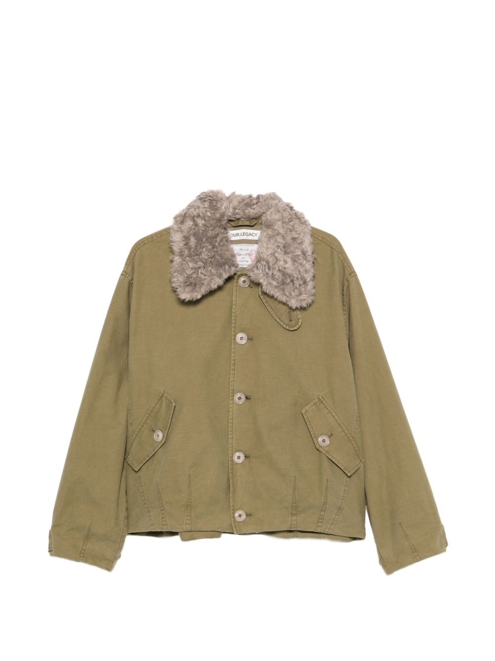 AERIAL jacket M4261APK PIGMENT KHAKI KNIFE EDGE TWILL OUR LEGACY 