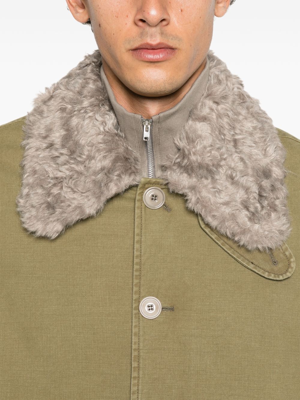 AERIAL jacket M4261APK PIGMENT KHAKI KNIFE EDGE TWILL OUR LEGACY 