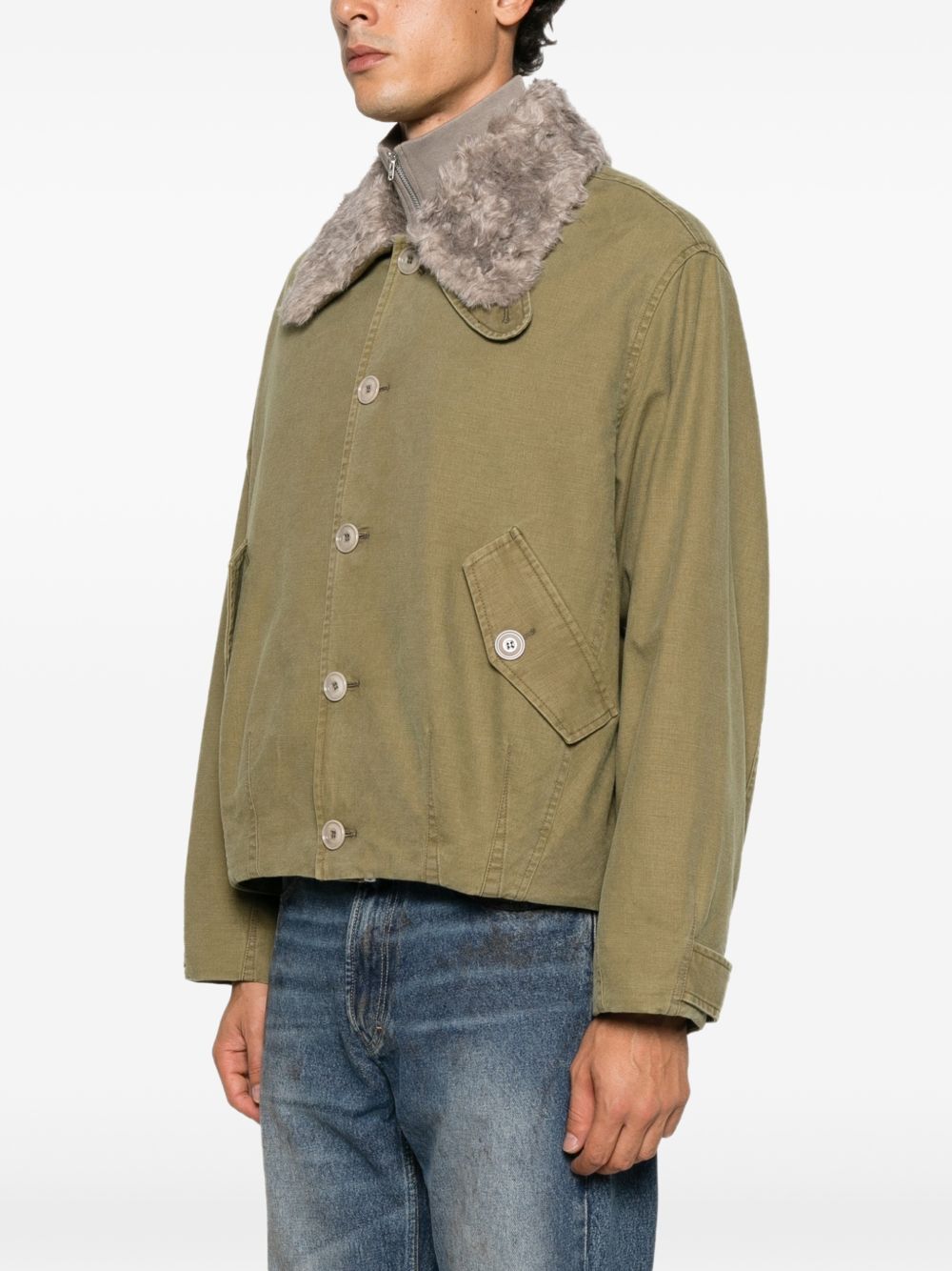 AERIAL jacket M4261APK PIGMENT KHAKI KNIFE EDGE TWILL OUR LEGACY 