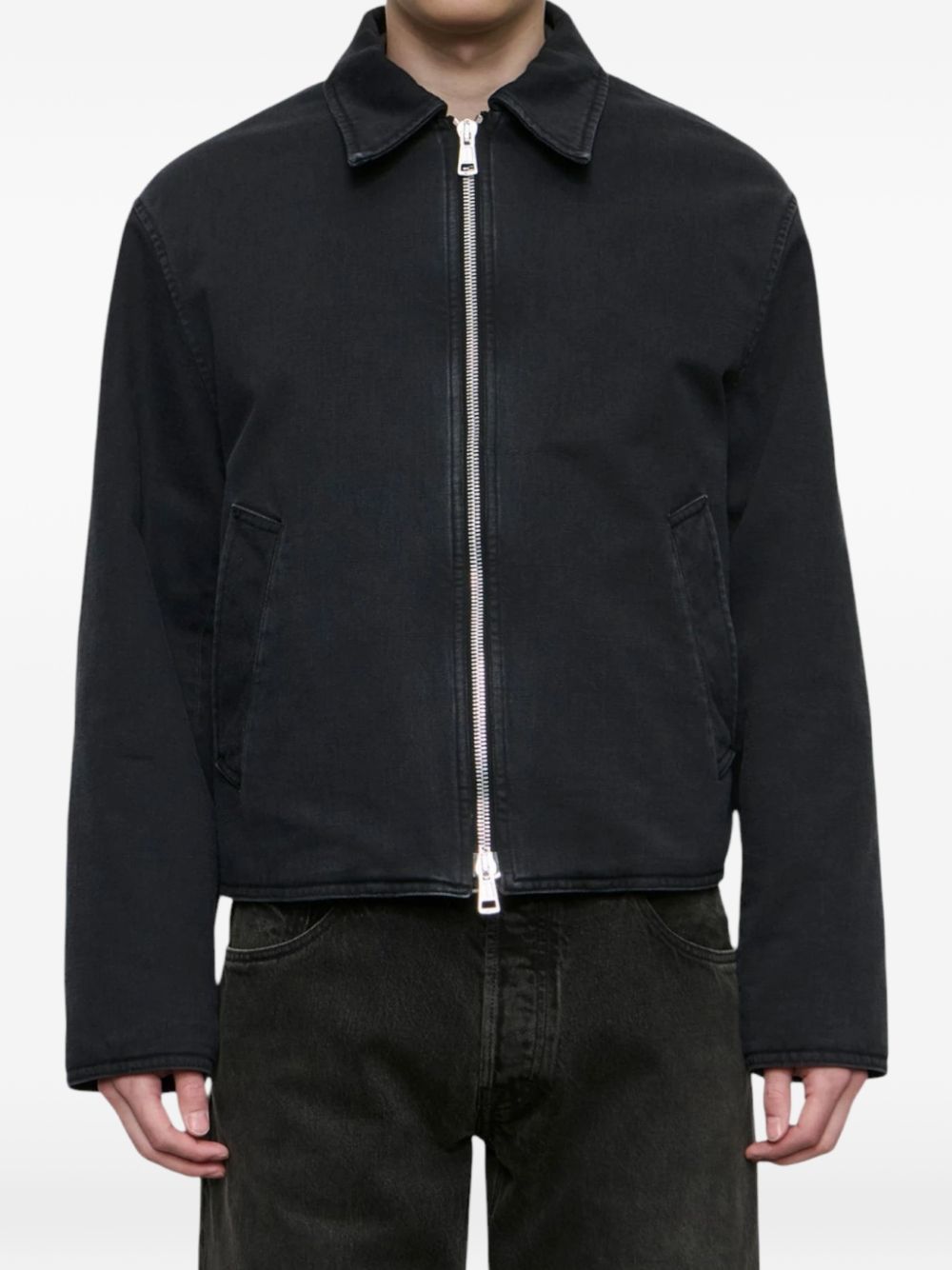 SLIGHT jacket M4261SEO ENZYME OBSIDIAN FIELD SATEEN OUR LEGACY 