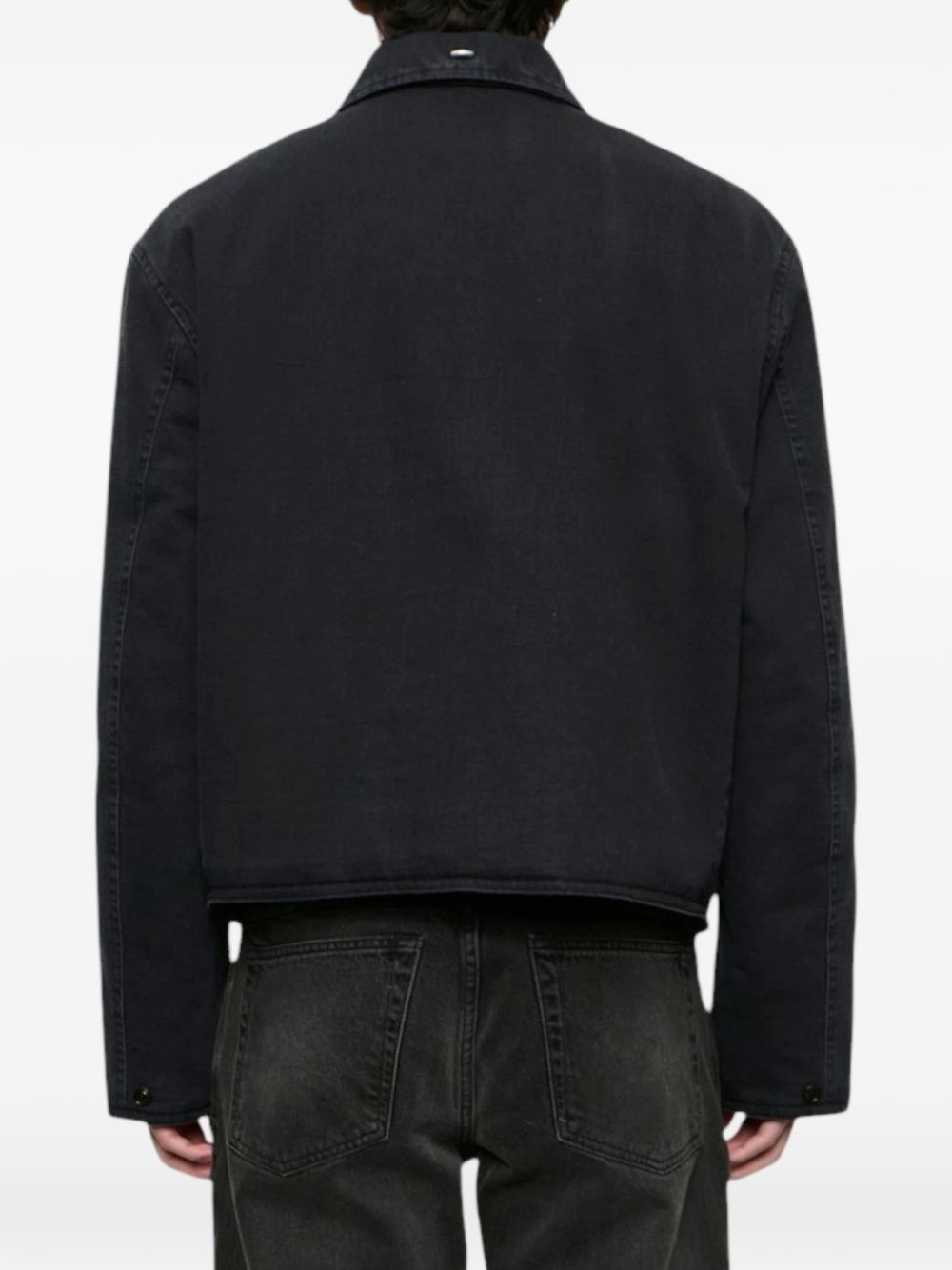 SLIGHT jacket M4261SEO ENZYME OBSIDIAN FIELD SATEEN OUR LEGACY 