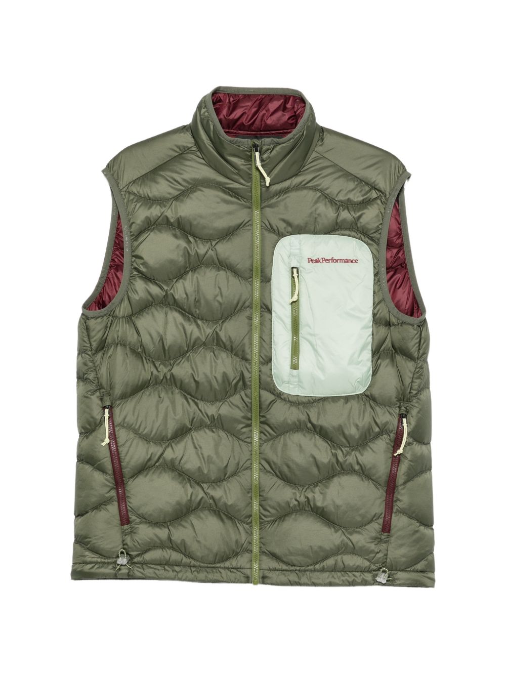 Men's quilted gilet G80344100 PINE NEEDLE-FR PEAK PERFORMANCE 