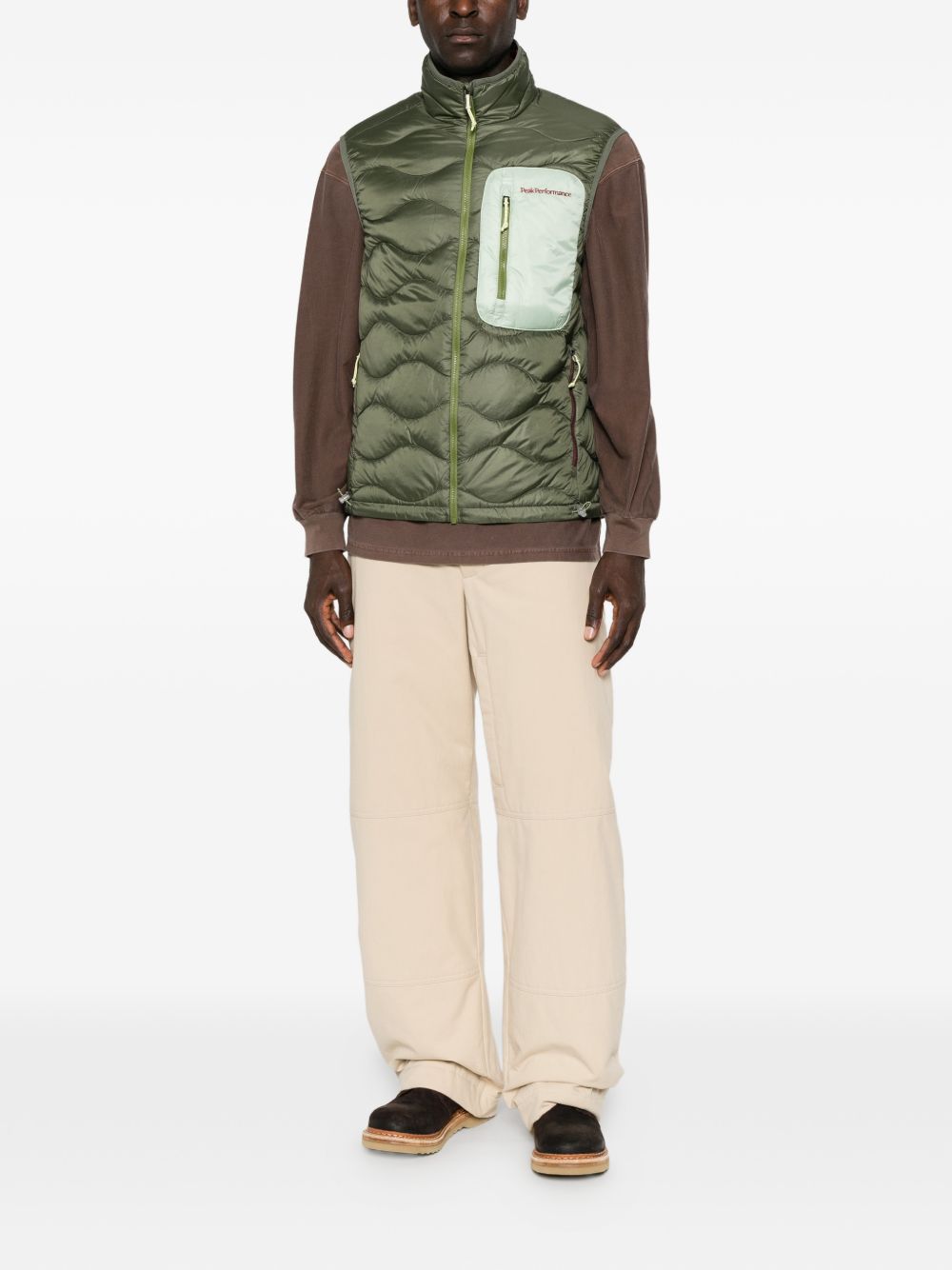 Men's quilted gilet G80344100 PINE NEEDLE-FR PEAK PERFORMANCE 