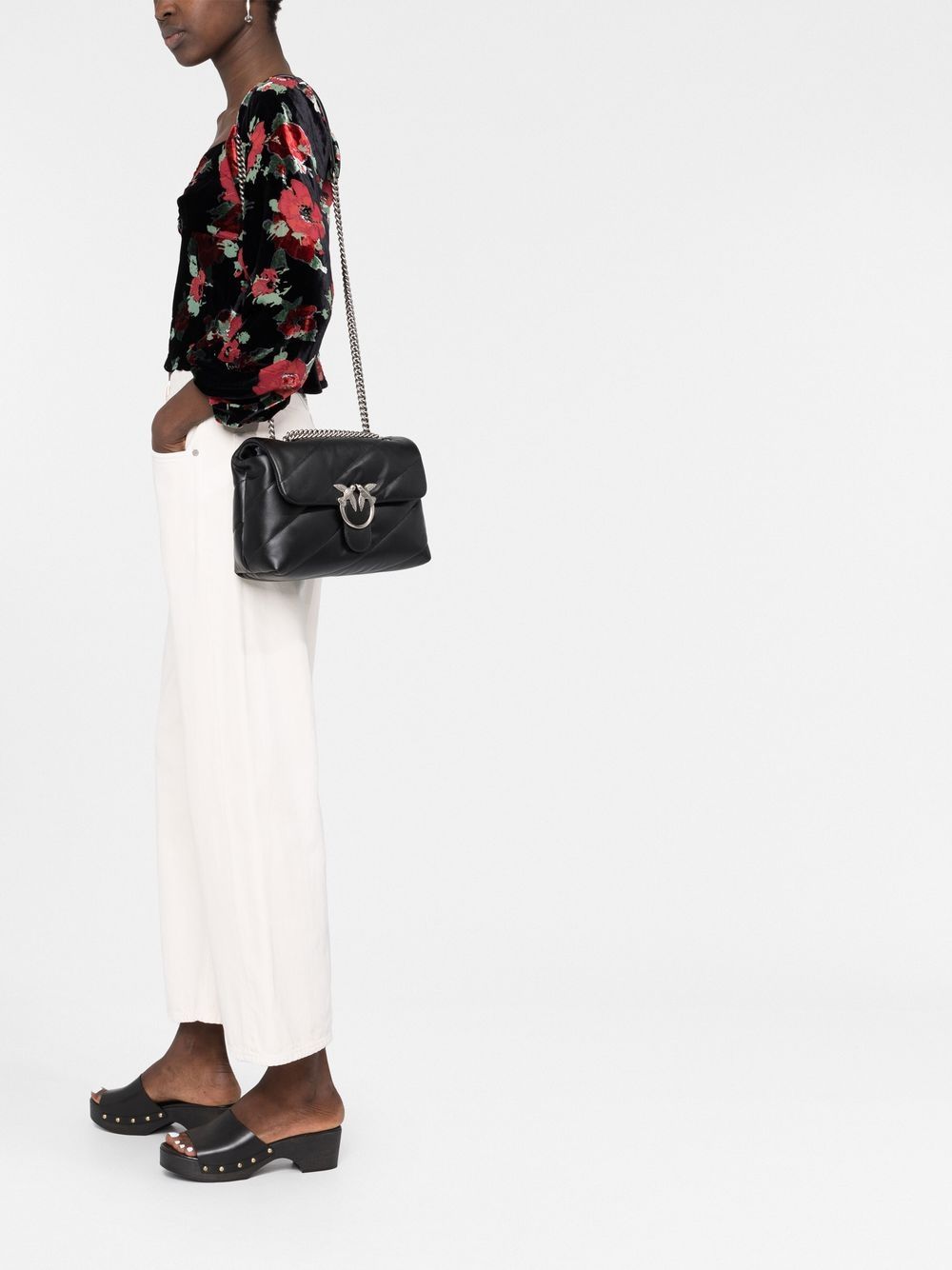 Medium shoulder bag Love Bag Puff Maxi Quilt 100038 A0F2Z99O PINKO 