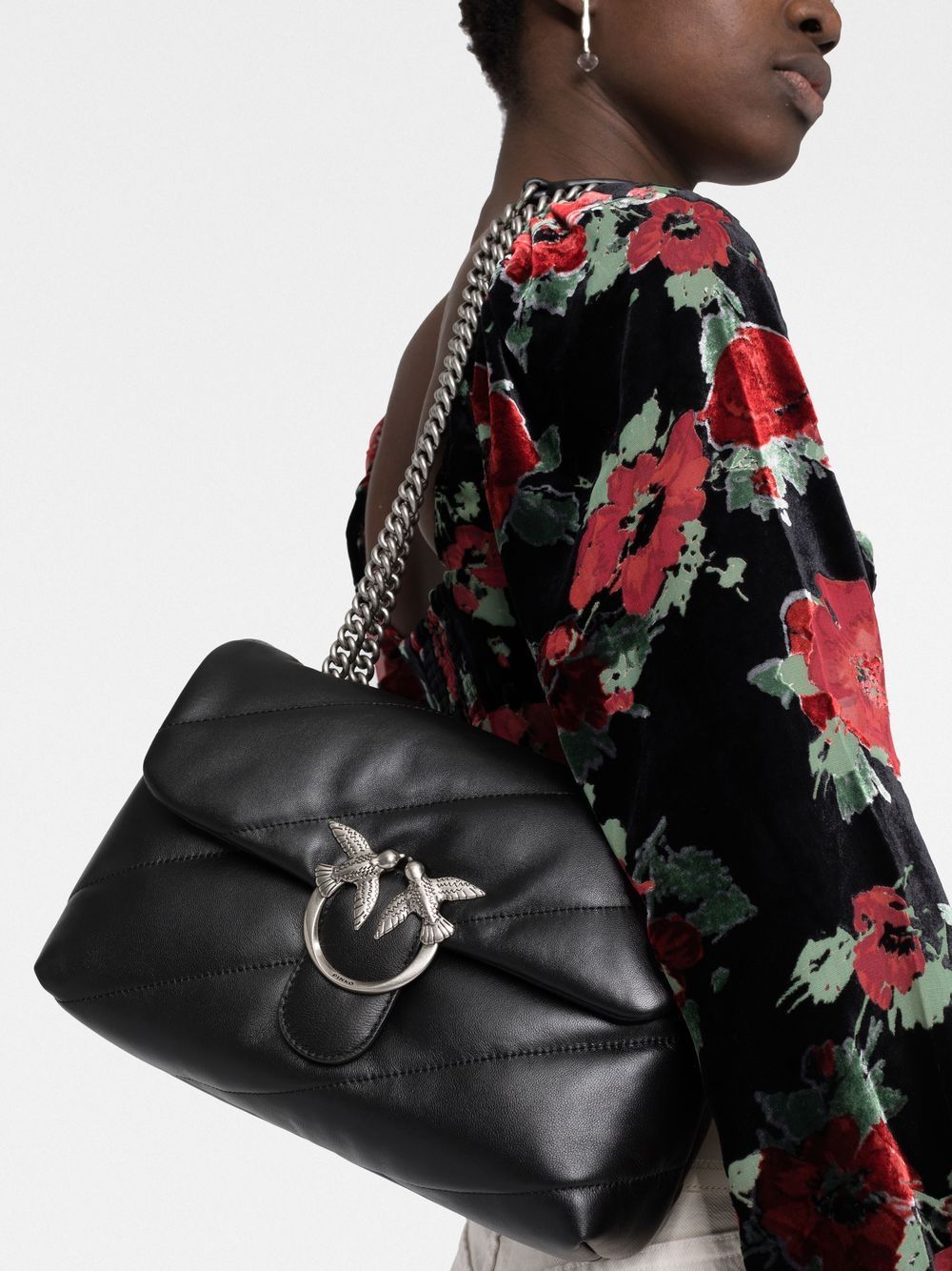 Medium shoulder bag Love Bag Puff Maxi Quilt 100038 A0F2Z99O PINKO 