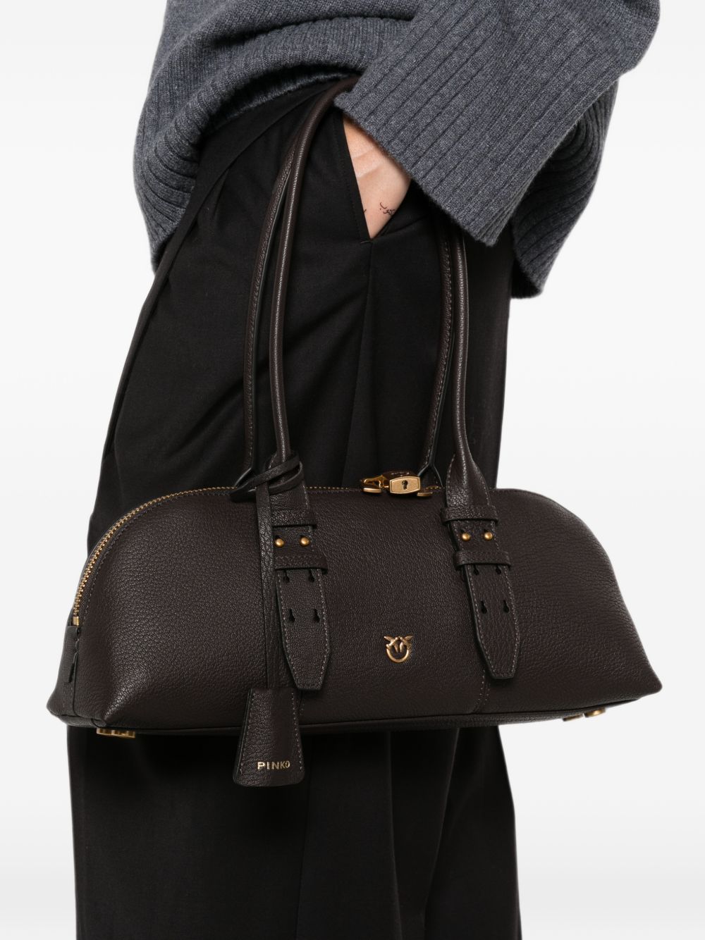 ESCAPE Horizontal large shoulder bag 106169 A3CXM12Q PINKO 