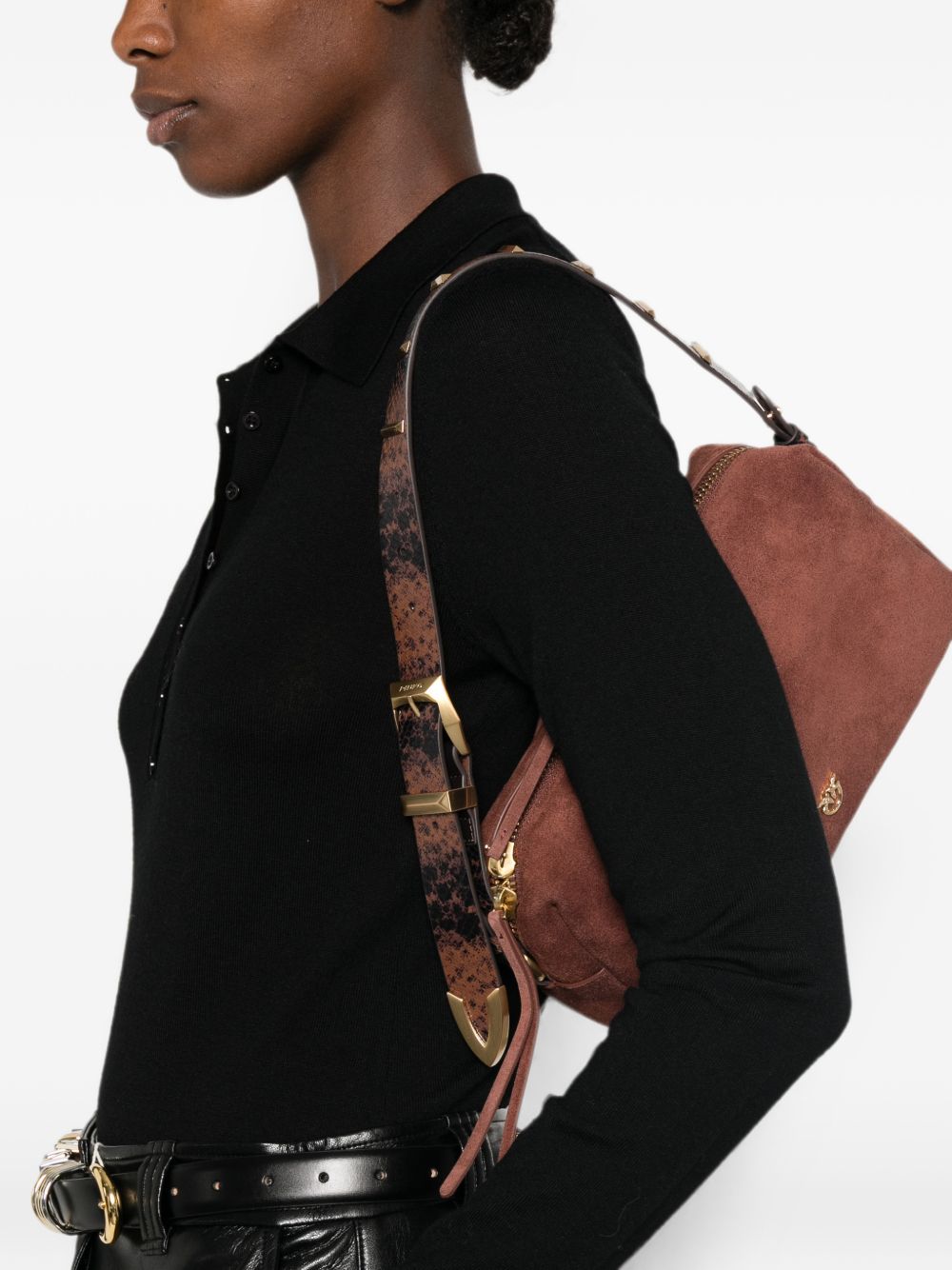 Medium crossbody Boston bag 106761 A3DBL88J PINKO 