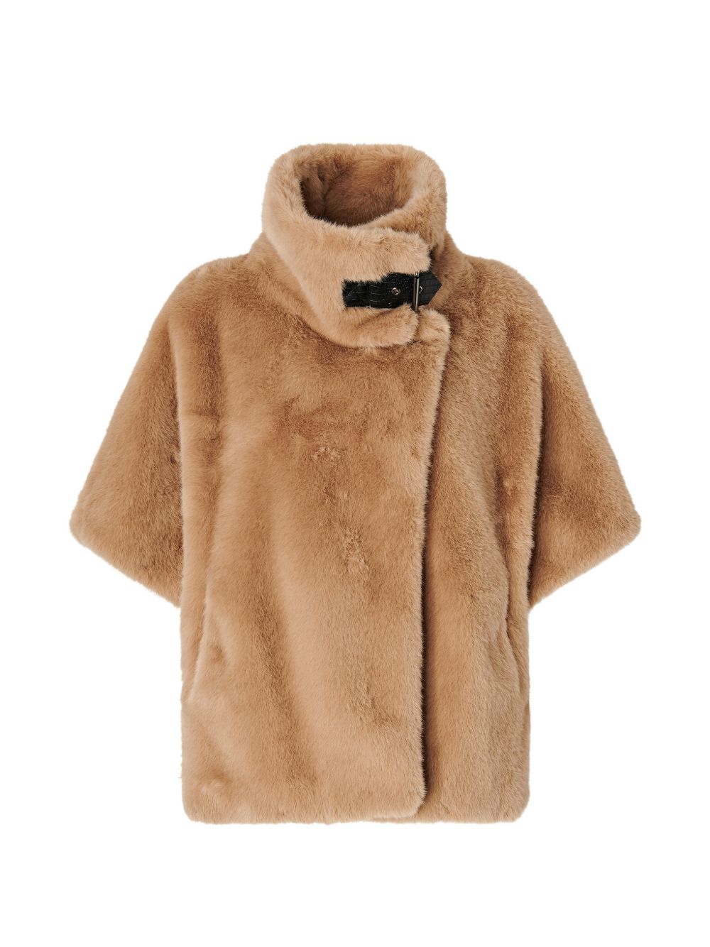 high-necked cape with buckle 107043 A3E7C73 PINKO 