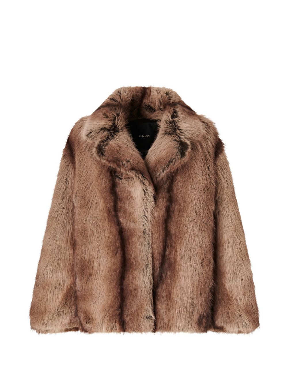 Fur-effect caban 107046 A3C6D31 PINKO 