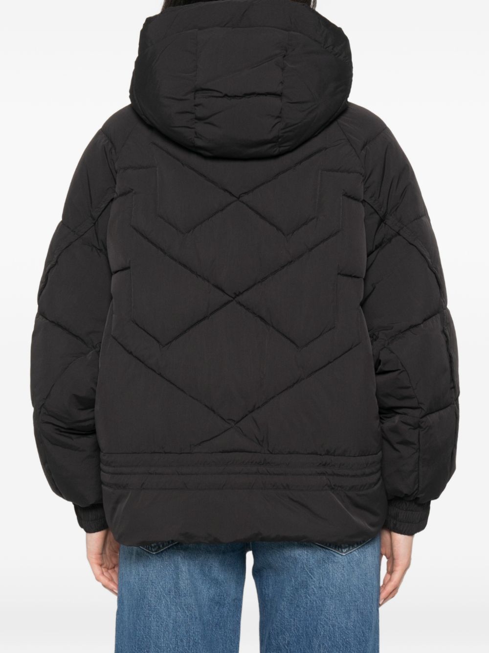 hooded puffer jacket 107052 A3EAZ99 PINKO 