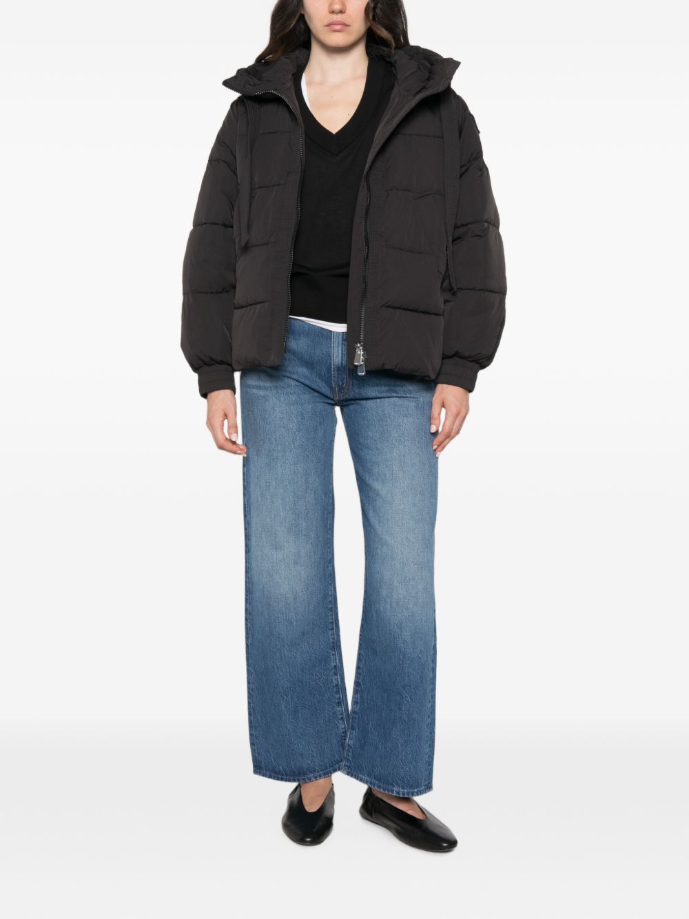 hooded puffer jacket 107052 A3EAZ99 PINKO 