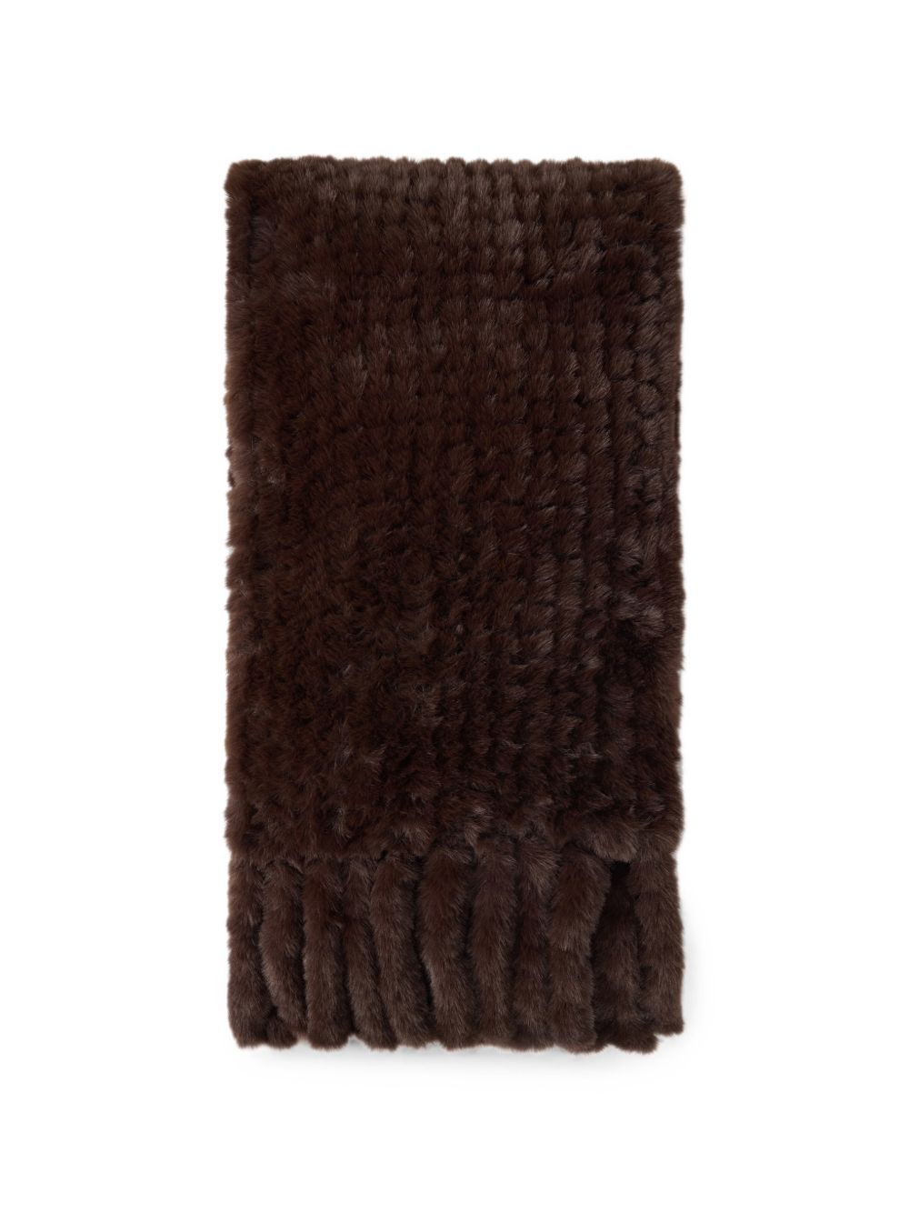 Faux fur maxi scarf 107079 A3EHL72 PINKO 
