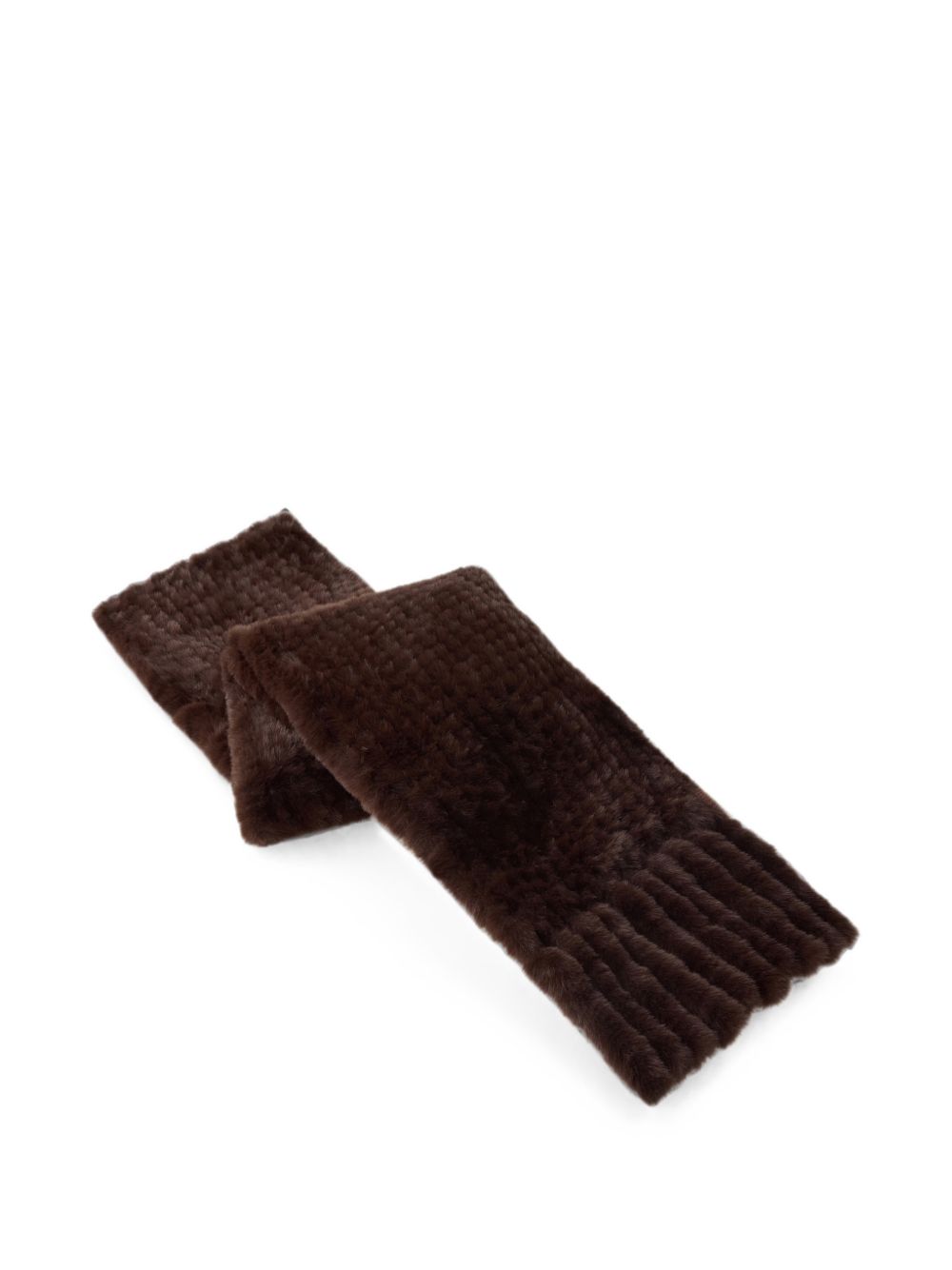 Faux fur maxi scarf 107079 A3EHL72 PINKO 