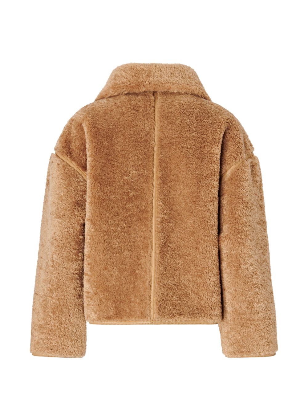 Shearling-effect pea coat 107167 A3FJD91 PINKO 