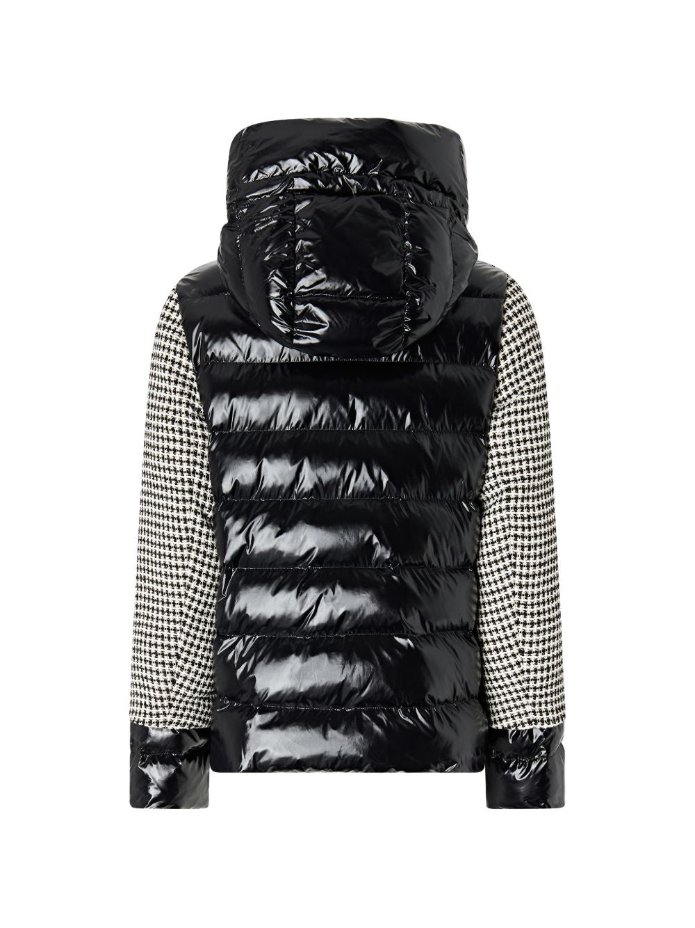 Tweed down jacket with detachable sleeves 107185 A3G5ZZ2 PINKO 