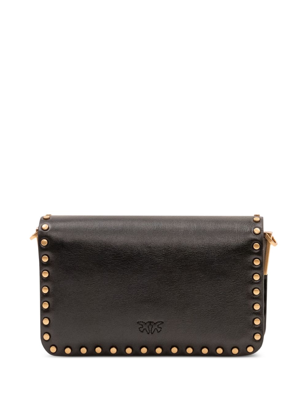 Baby Love Bag One Slouchy crossbody bag in leather with studs 107345 A2JGZ99Q PINKO 