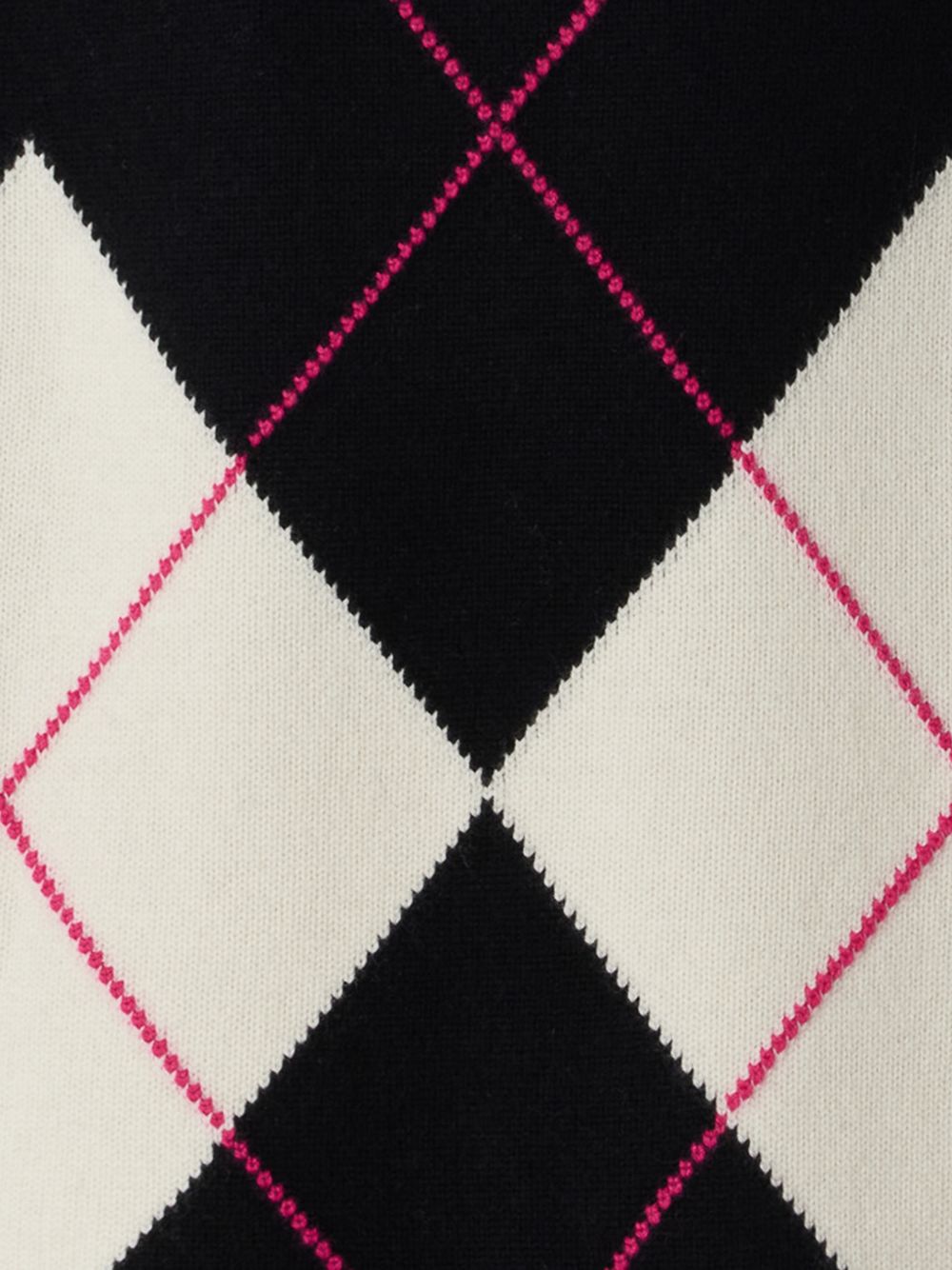 Wool and cashmere sweater with maxi diamonds 107377 A3JEZBF PINKO 