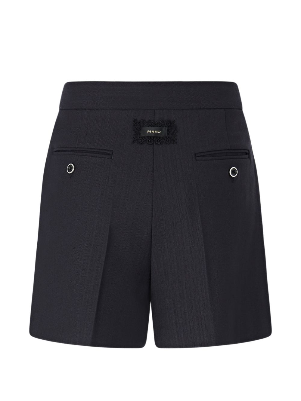 Tailored shorts in stretch wool blend 107512 A3IFG03 PINKO 