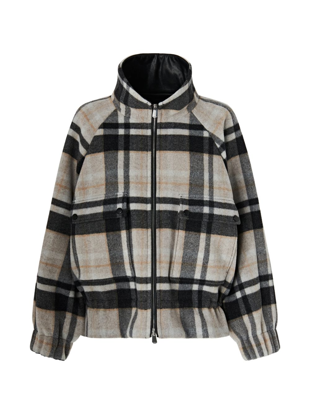 Pea coat with check pattern 107523 A3FWIC9 PINKO 