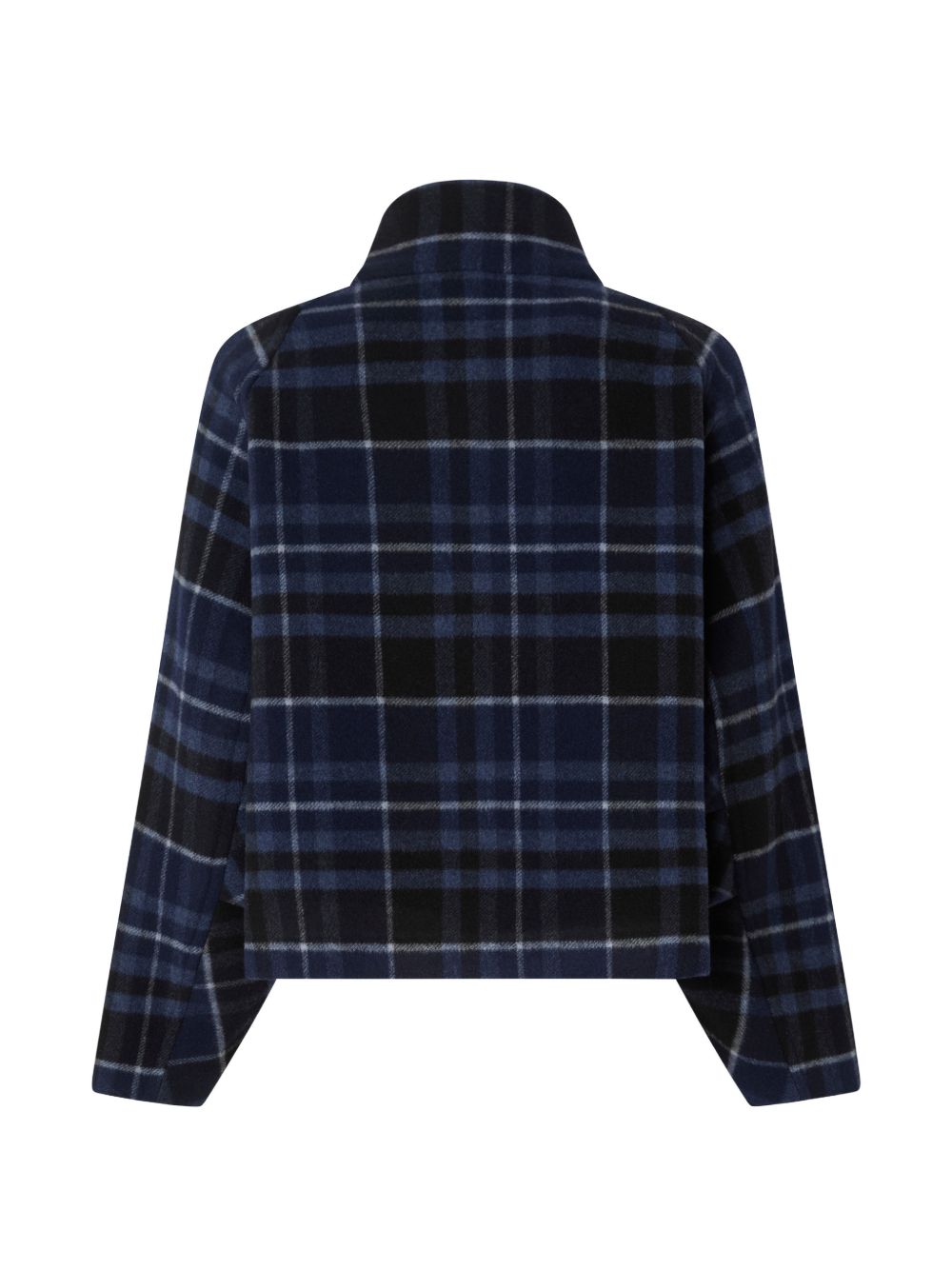 check-pattern cropped coat 107572 A3FWZE9 PINKO 