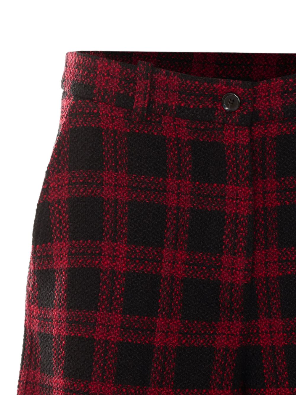 check-pattern knee-length shorts 107591 A3GNZR4 PINKO 