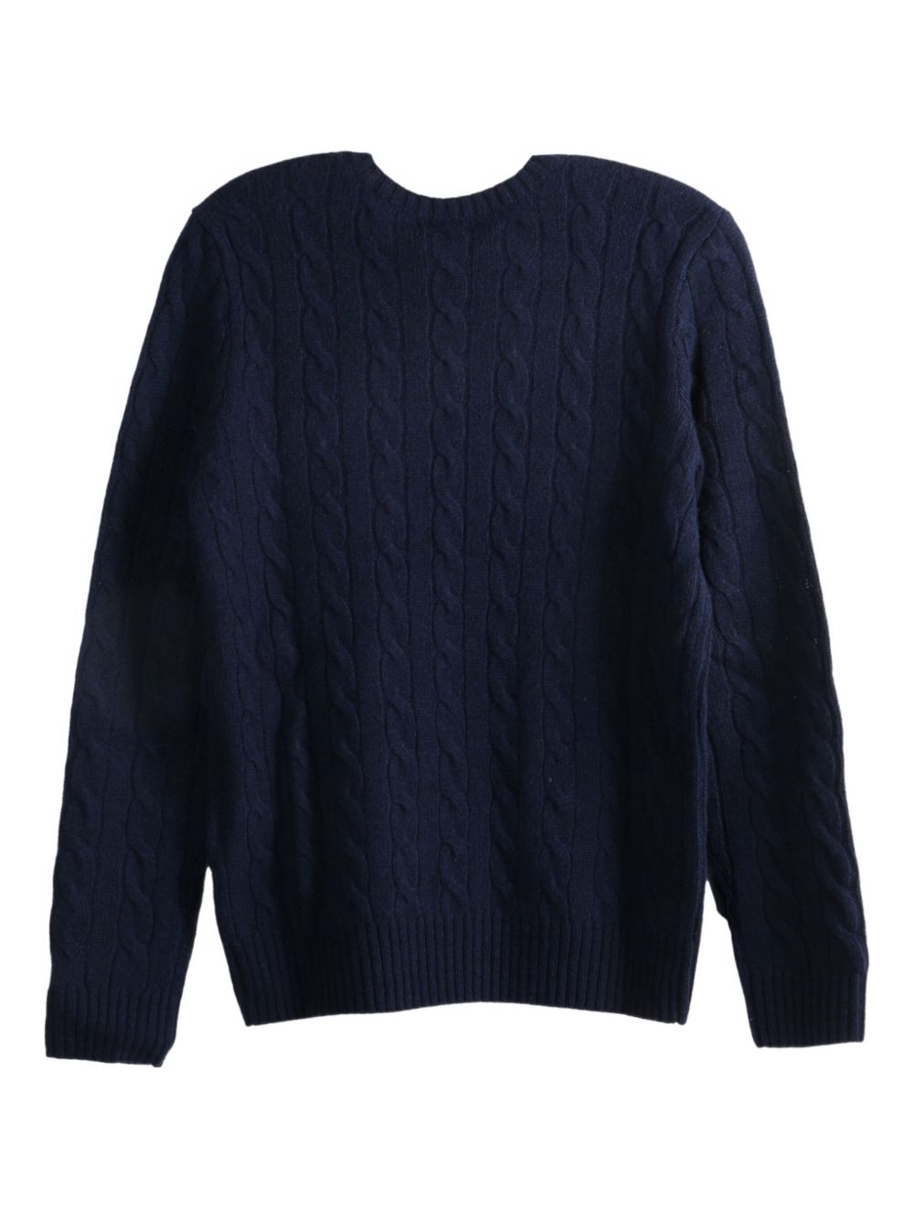 cable-knit wool-cashmere jumper 211971865003 HUNTER NAVY POLO RALPH LAUREN 