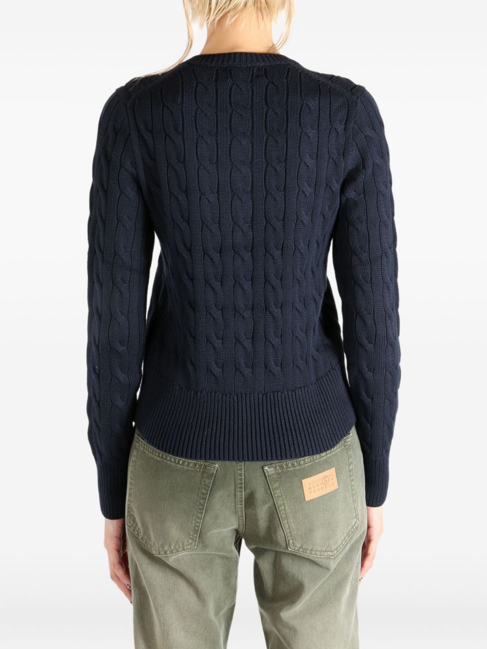 cable-knit cardigan 211971868008 HUNTER NAVY POLO RALPH LAUREN 