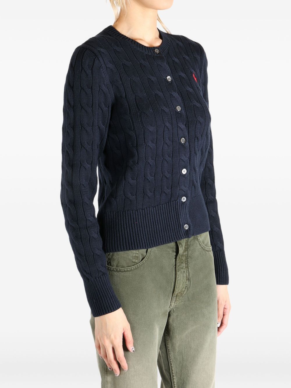 cable-knit cardigan 211971868008 HUNTER NAVY POLO RALPH LAUREN 